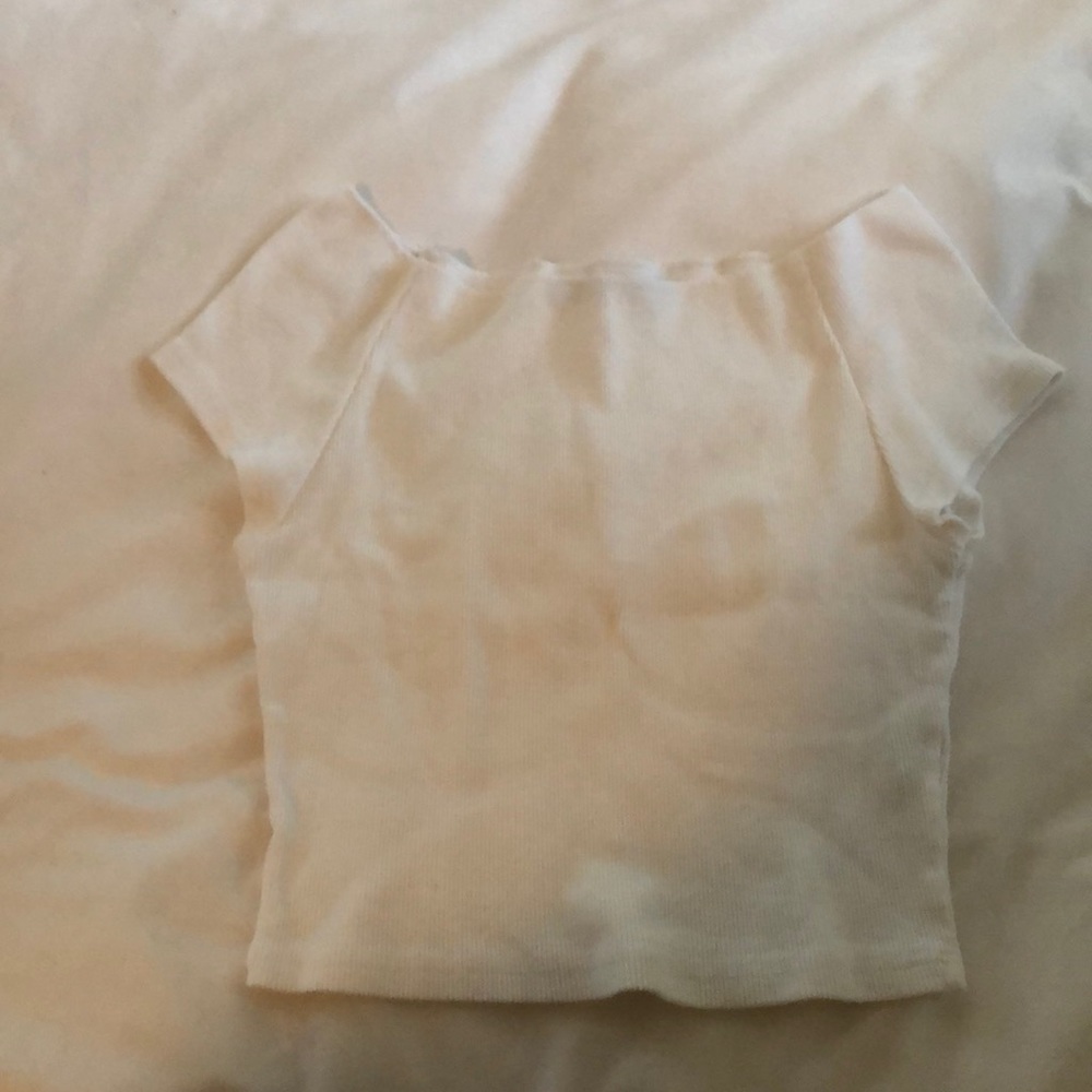 cropped brandy shirt